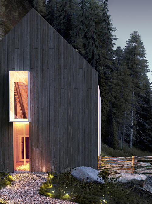 Dom letni w górach 245m2